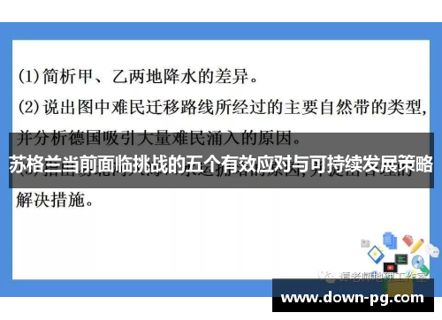 苏格兰当前面临挑战的五个有效应对与可持续发展策略