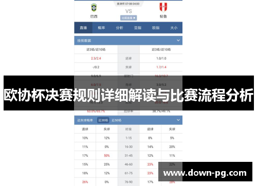 欧协杯决赛规则详细解读与比赛流程分析 欧协杯决赛规则详细解读与比赛流程分析