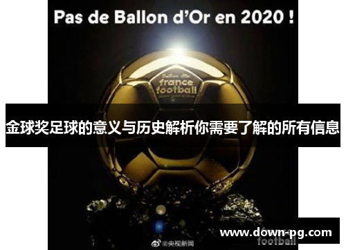 金球奖足球的意义与历史解析你需要了解的所有信息